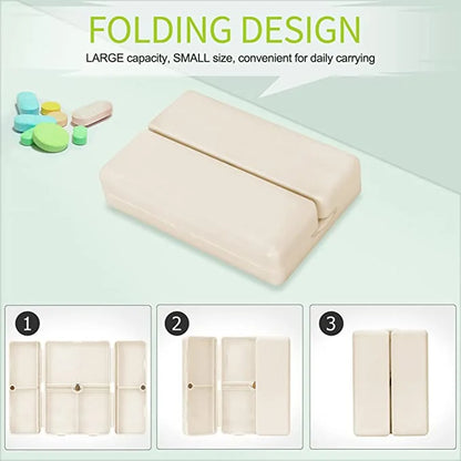 Compact 7 Pocket Pill Box Organizer