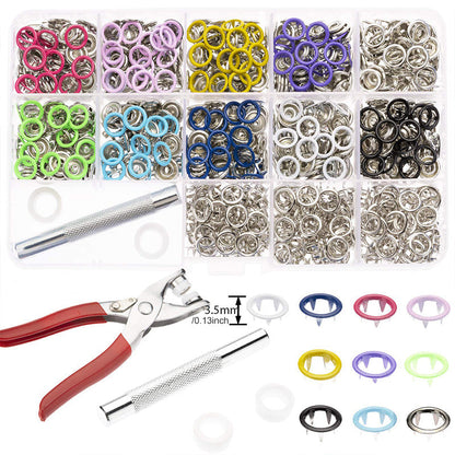 Easy Use Metal Snap Fastener Set