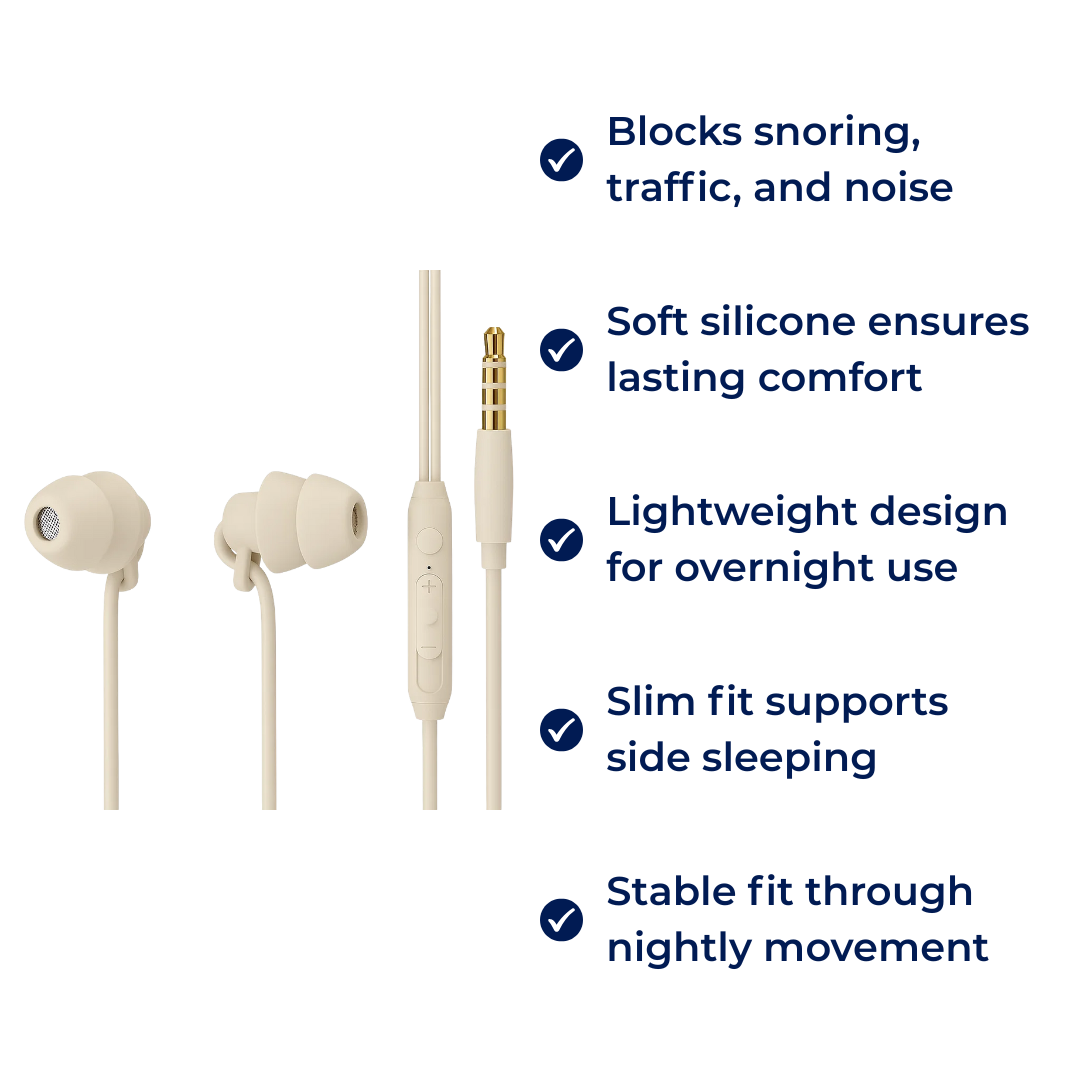 Comfortable Sleep Earplugs for Side Sleepers