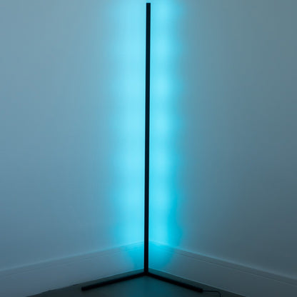 Slim Corner Floor Lamp LED Adjustable Modern Style