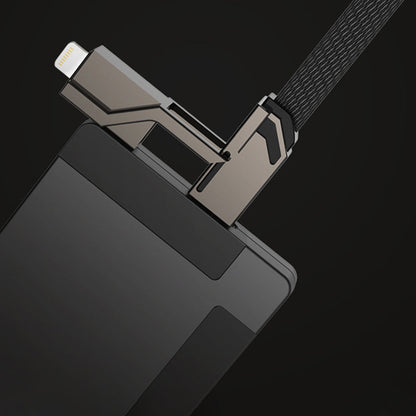 Durable 4-in-1 Tangle Free Charging Cord