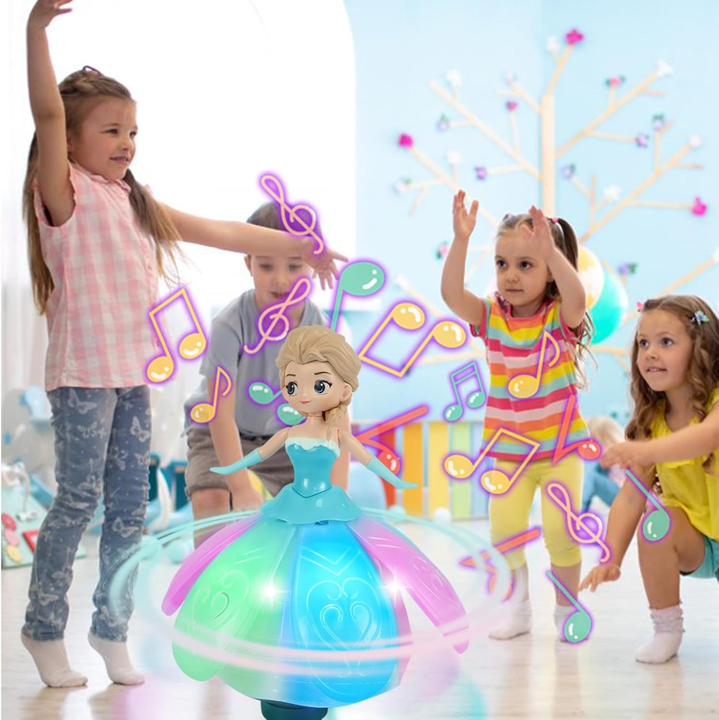Sparkling Princess Doll with Lights and Music
