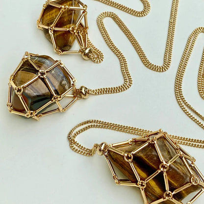 Sparkling Gemstone Pendant Necklace