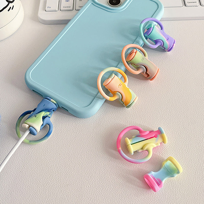 Flexible Dual USB Cable Protector
