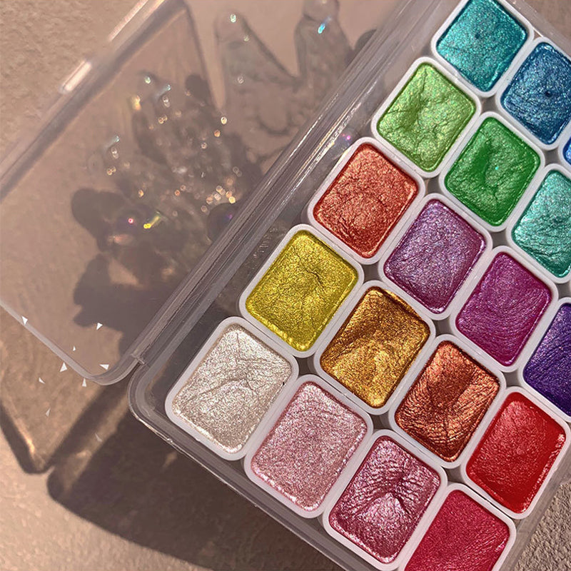 Vibrant 20 Color Watercolor Art Set