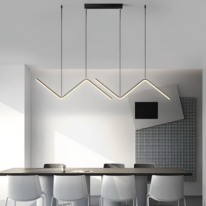 Modern Triangle LED Hanging Lamp