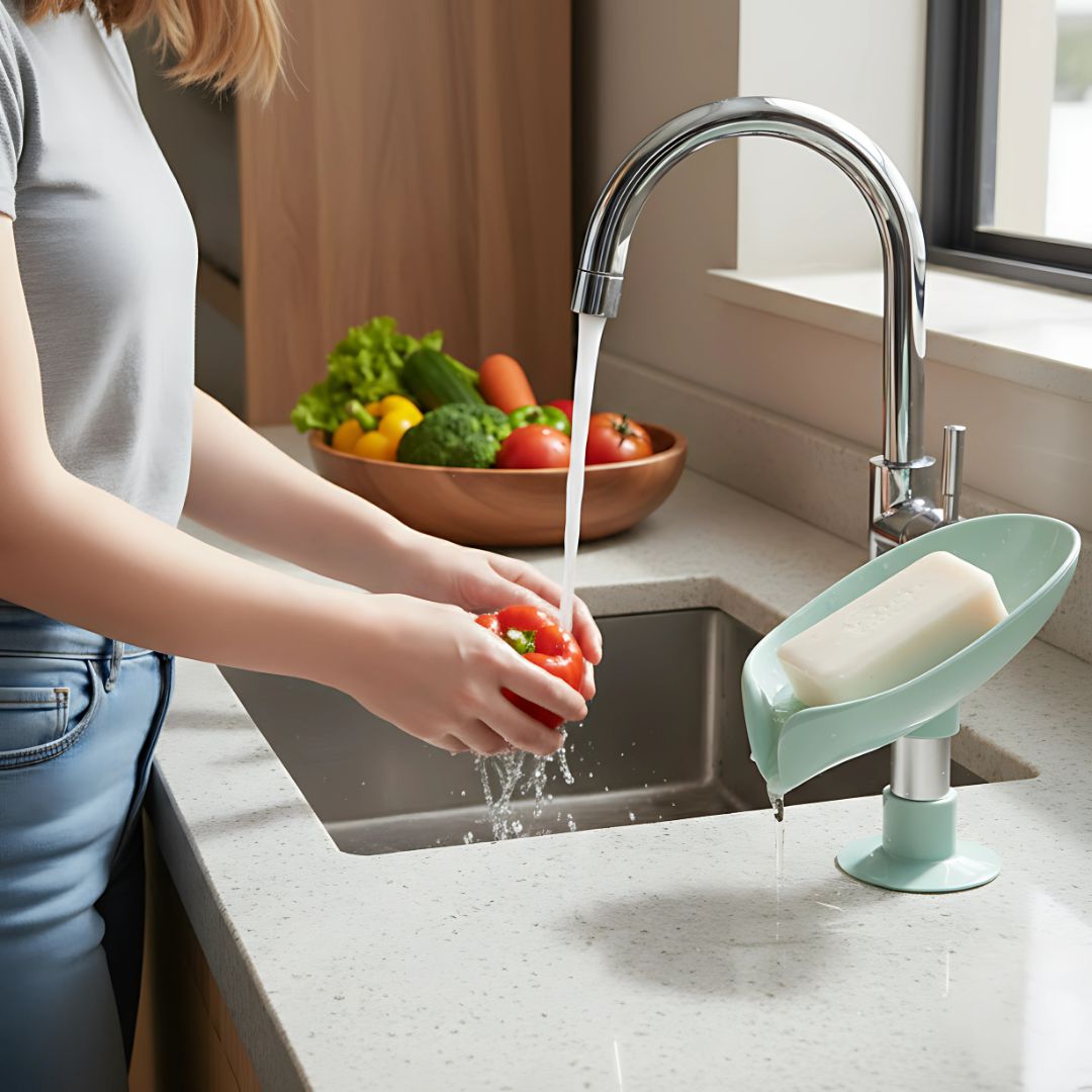 Waterproof Shower Soap Holder with Suction Cup