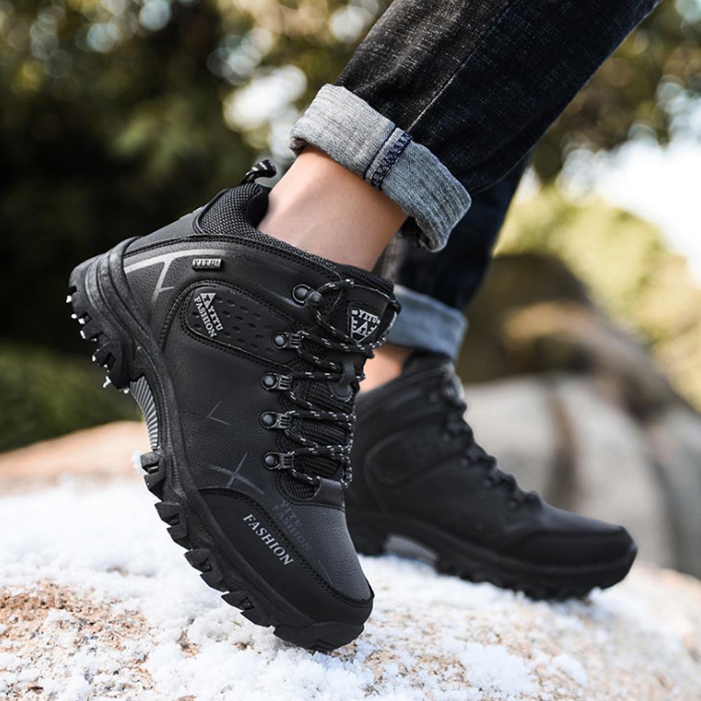 Warm Men's Waterproof Hiking Boots