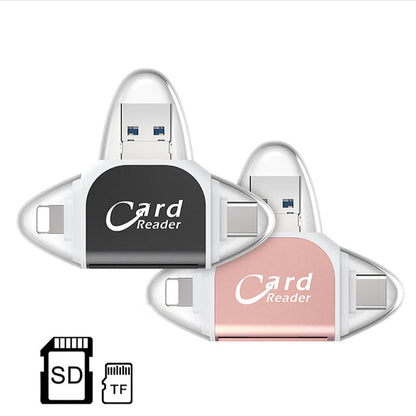 Versatile 4-in-1 Multiport SD Card Adapter
