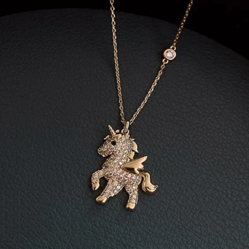 Cute Unicorn Pendant Necklace