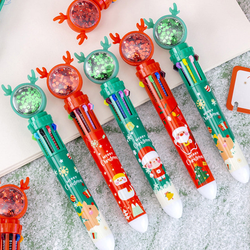 Colorful Holiday Glitter Pens