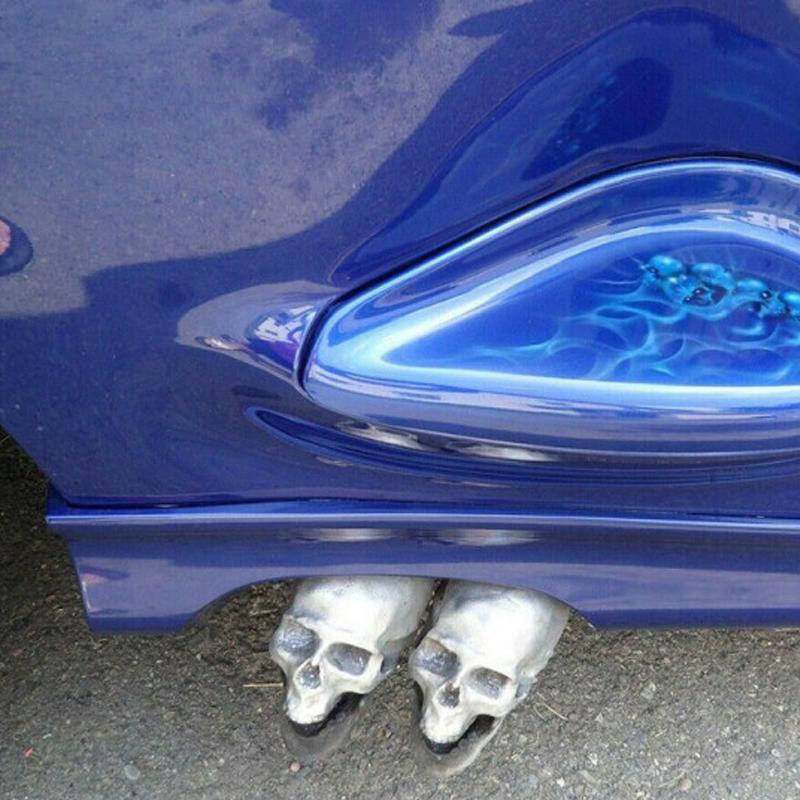 Black Skull Exhaust Tip