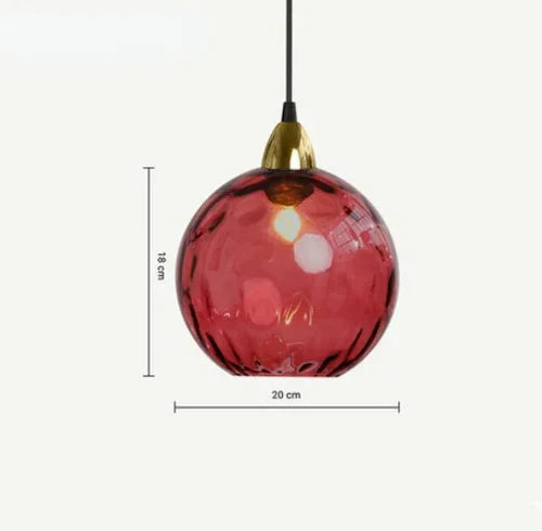 Stylish Glass Globe Pendant Light