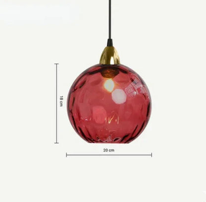 Stylish Glass Globe Pendant Light