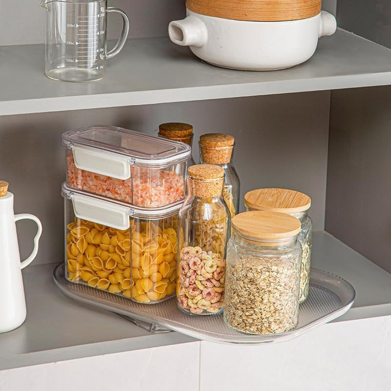 Compact Fridge Spice Storage Carousel