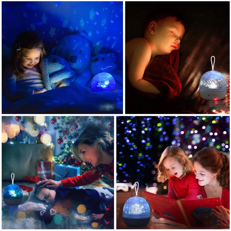 Colorful Galaxy Night Light Projector