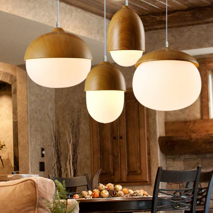 Unique Acorn Shaped Pendant Light