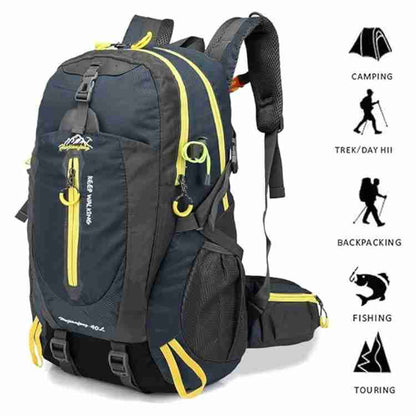 Waterproof 40L Hiking Backpack for Outdoor Travel