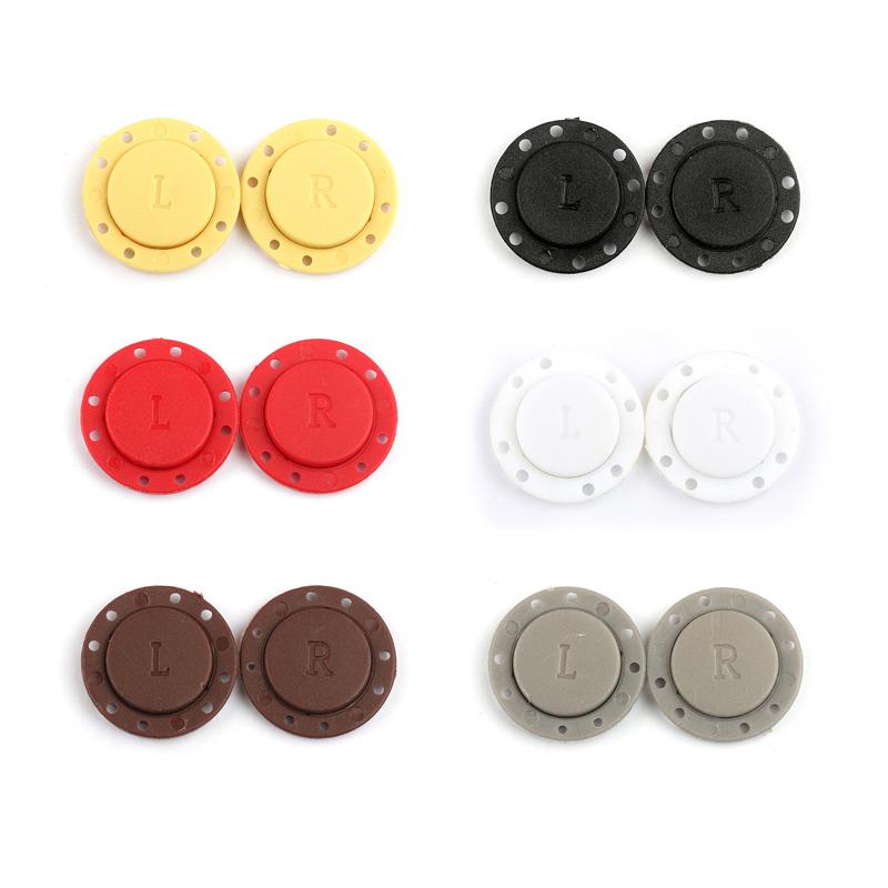 Clear Plastic Strong Magnetic Closures 5 Pack