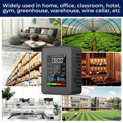 Accurate Home Air Quality Tester with Real-Time Alerts