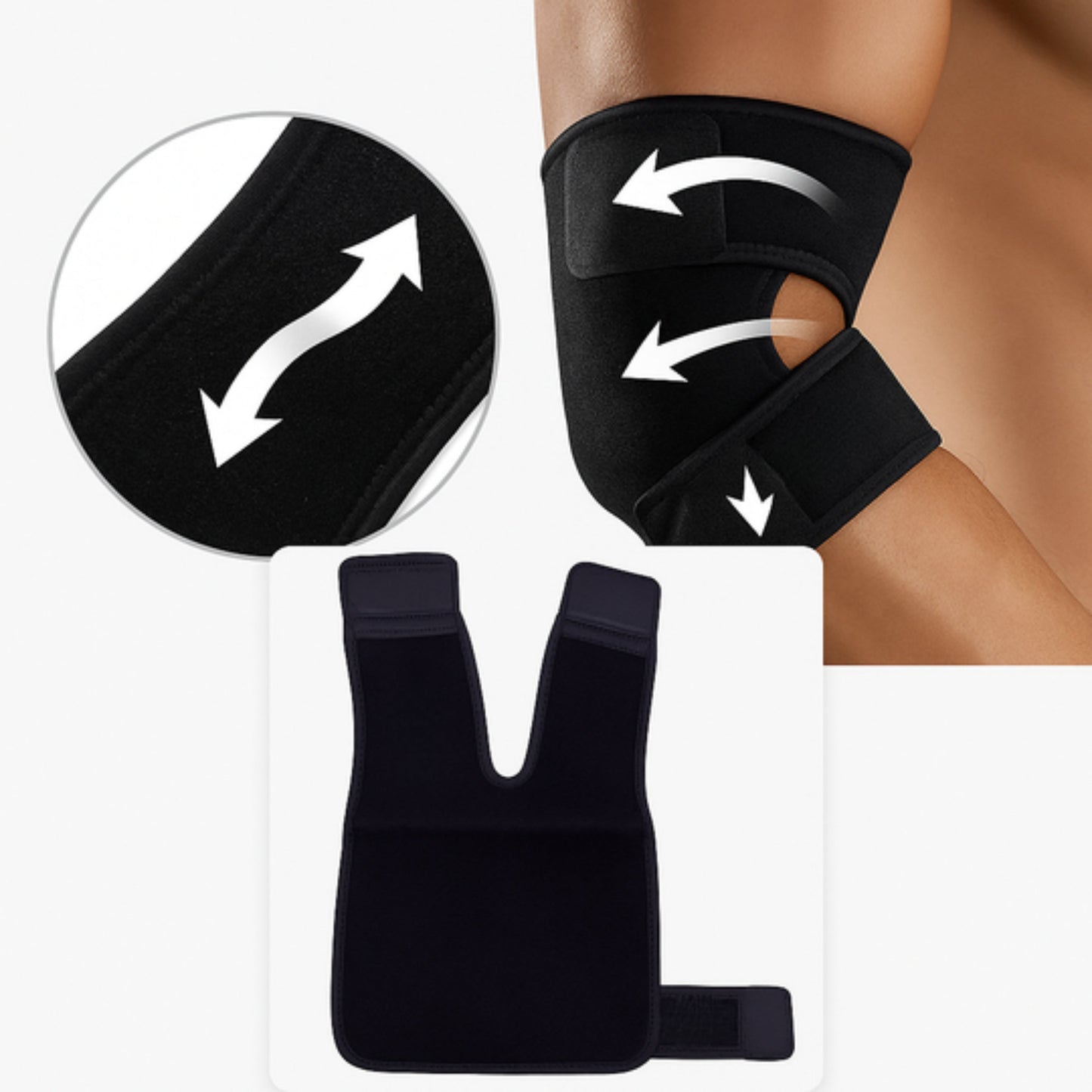 Comfortable Elbow Support Strap for Tennis and Sports