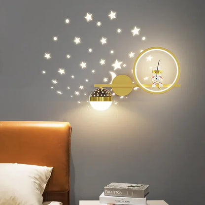 Colorful Kids Room Wall Lamp