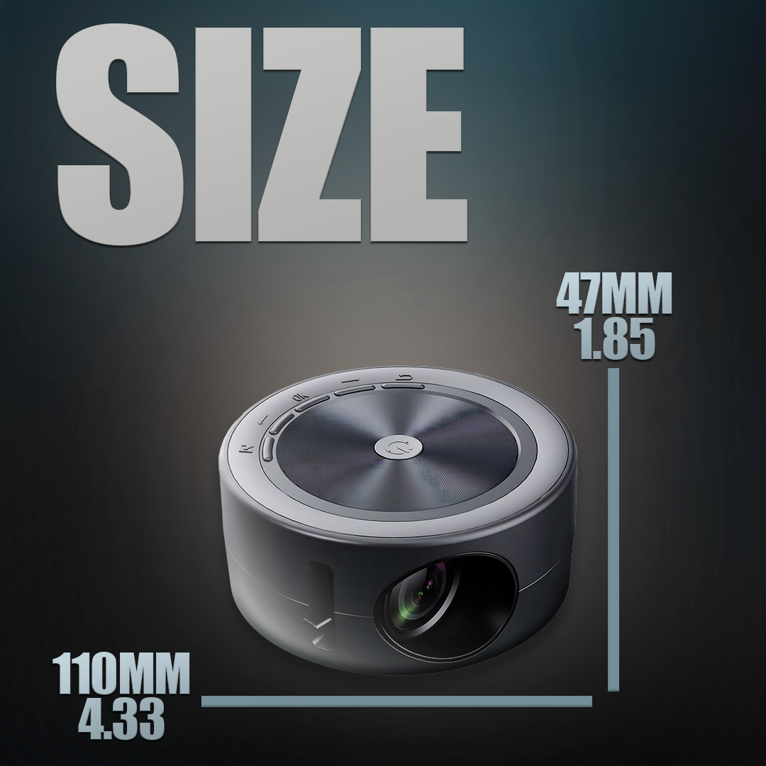 Compact HD Portable Home Projector