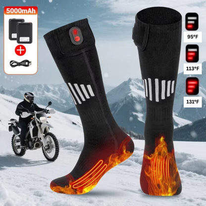 Warm Cozy Electric Heated Socks for Winter
