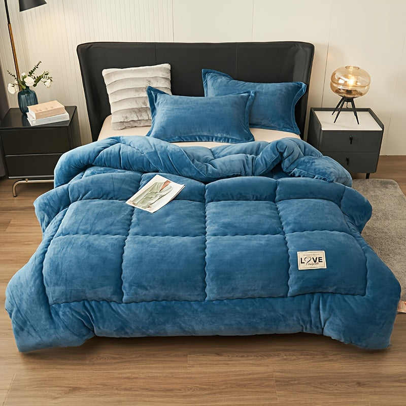 Soft Plush Fleece Winter Duvet for Cozy Sleep