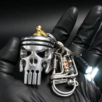 Cool Skull Pendant Keychain