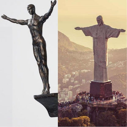 Strong Athlete Figure Statue