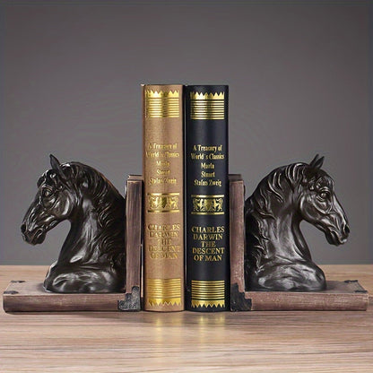 Fun Animal Bookend Horse Head Statue - Befez