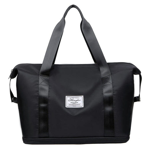 Spacious Dual Compartment Water Resistant Travel Bag - Befez