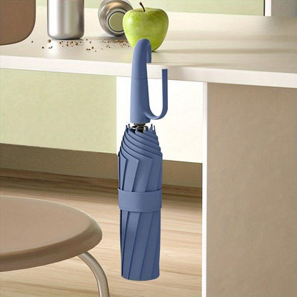 Compact Automatic Umbrella with Secure Grip Handle