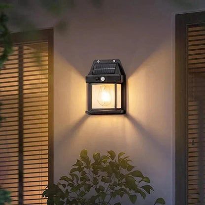 Stylish Outdoor Solar Powered Lamp