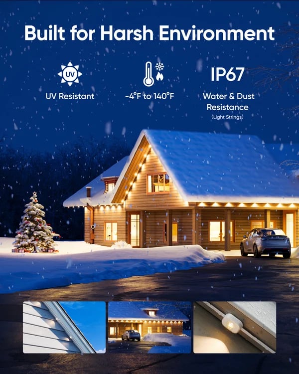 Smart Bright Outdoor Lamp with WiFi Control