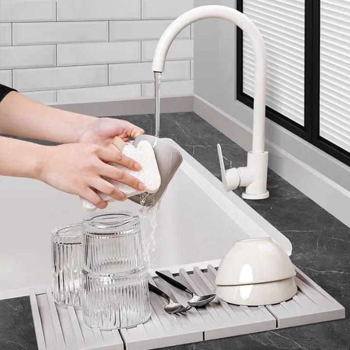 Flexible Silicone Drying Mat for Kitchen Counters