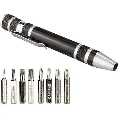 Compact 8-in-1 Multi Tool Screwdriver Set