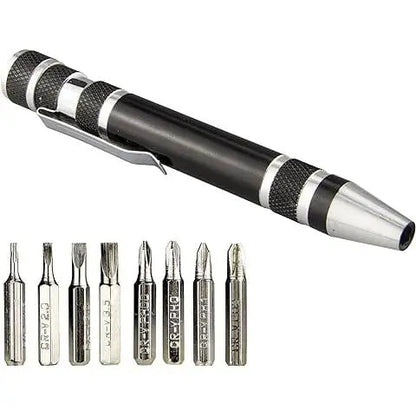 Compact 8-in-1 Multi Tool Screwdriver Set