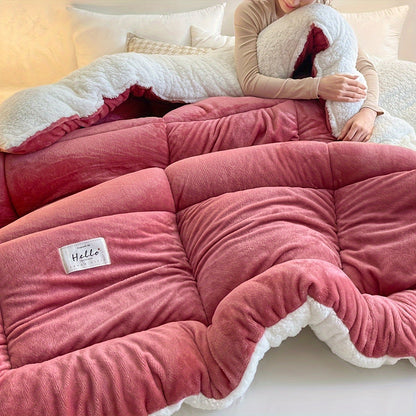 Cozy Cabin Plush Fleece Blanket