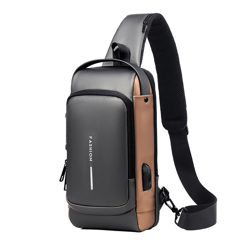 Stylish Secure Travel Crossbody Bag for Men