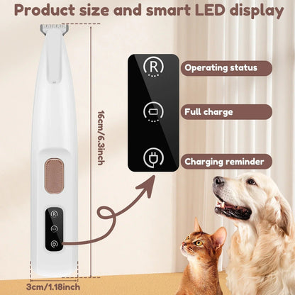 Quiet Pet Grooming Trimmer for Paws