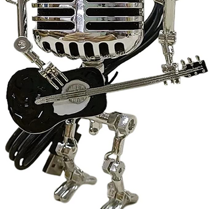 Vintage Style Microphone Robot Toy