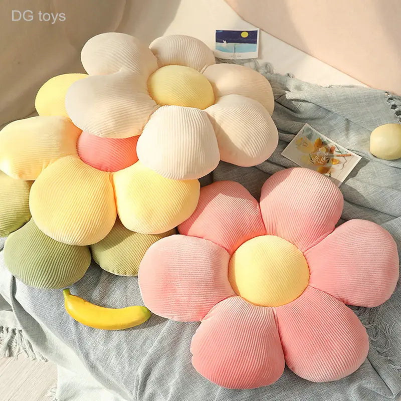 Soft Floral Patterned Chair Cushion