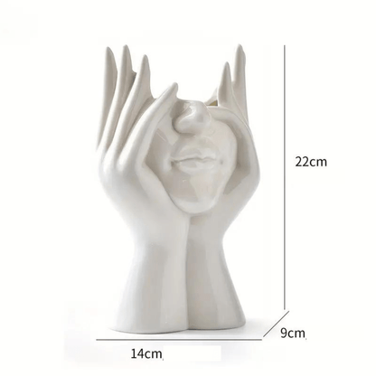 Simple Elegant Ceramic Vase for Modern Homes