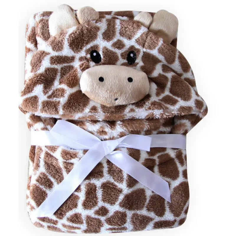 Cozy Kids Hooded Towel with Fun Animal Prints