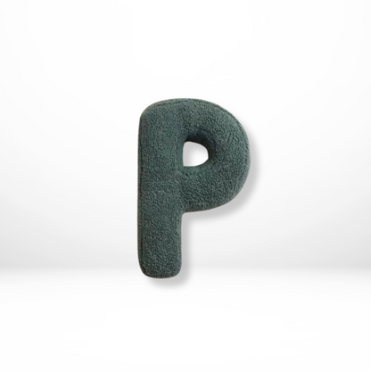 Soft Velvet Letter Pillow With Alphabet Design