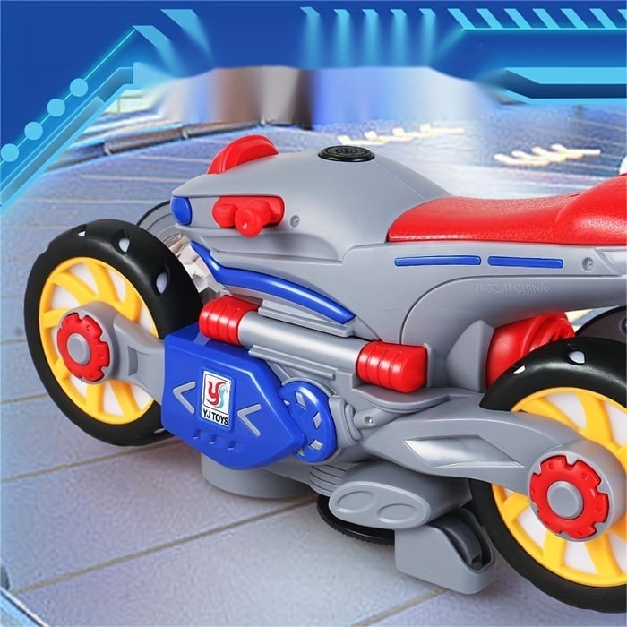 Cool LED Electric Motorcycle with Music and Spin