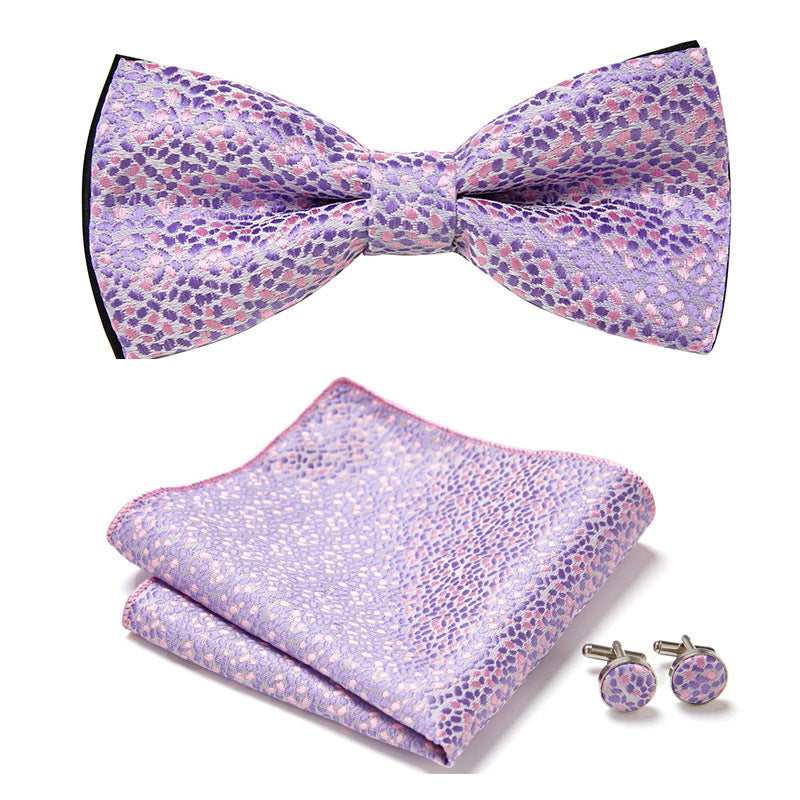 Classic Bow Tie Three Piece Suit Set