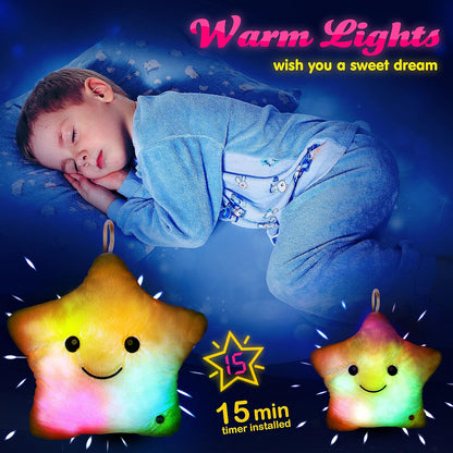Befez | Soft LED Night Light Plush Pillow for Kids